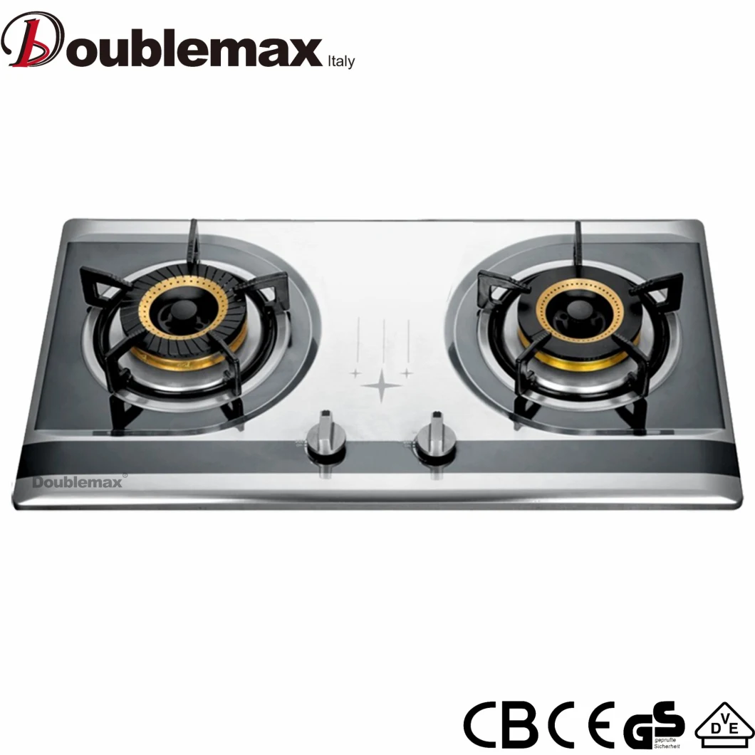 Hot Sale China Stainless-Steel-Panel Kitchen Built in 5 Burner