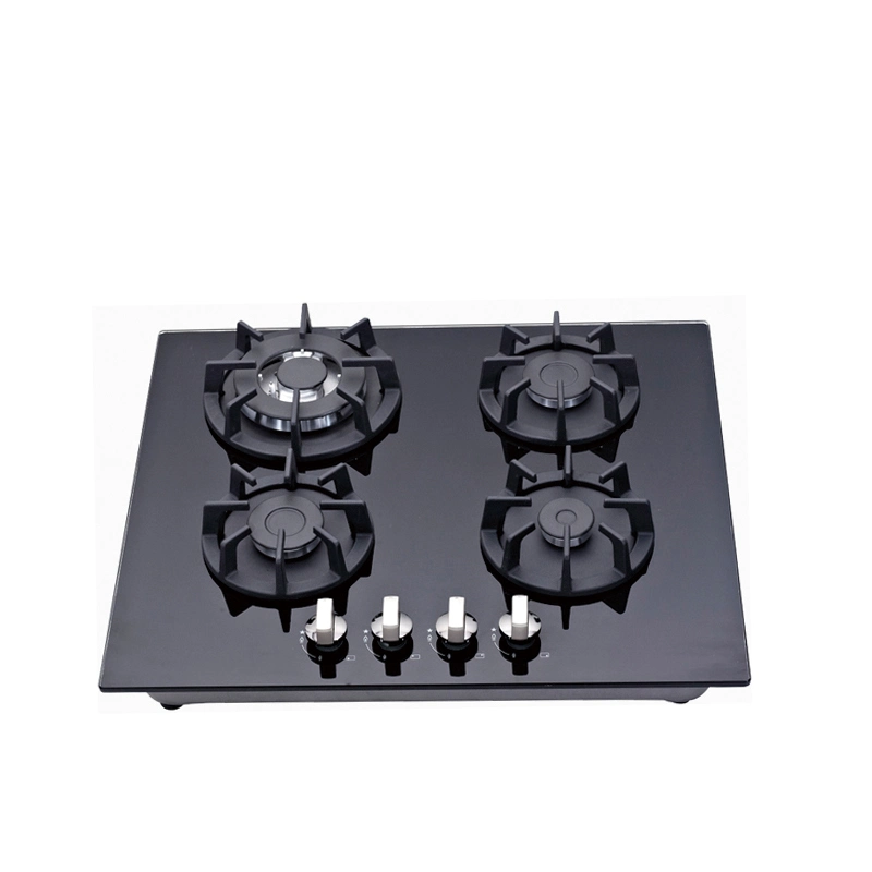 Glass Panel Gas Hob Four Burners